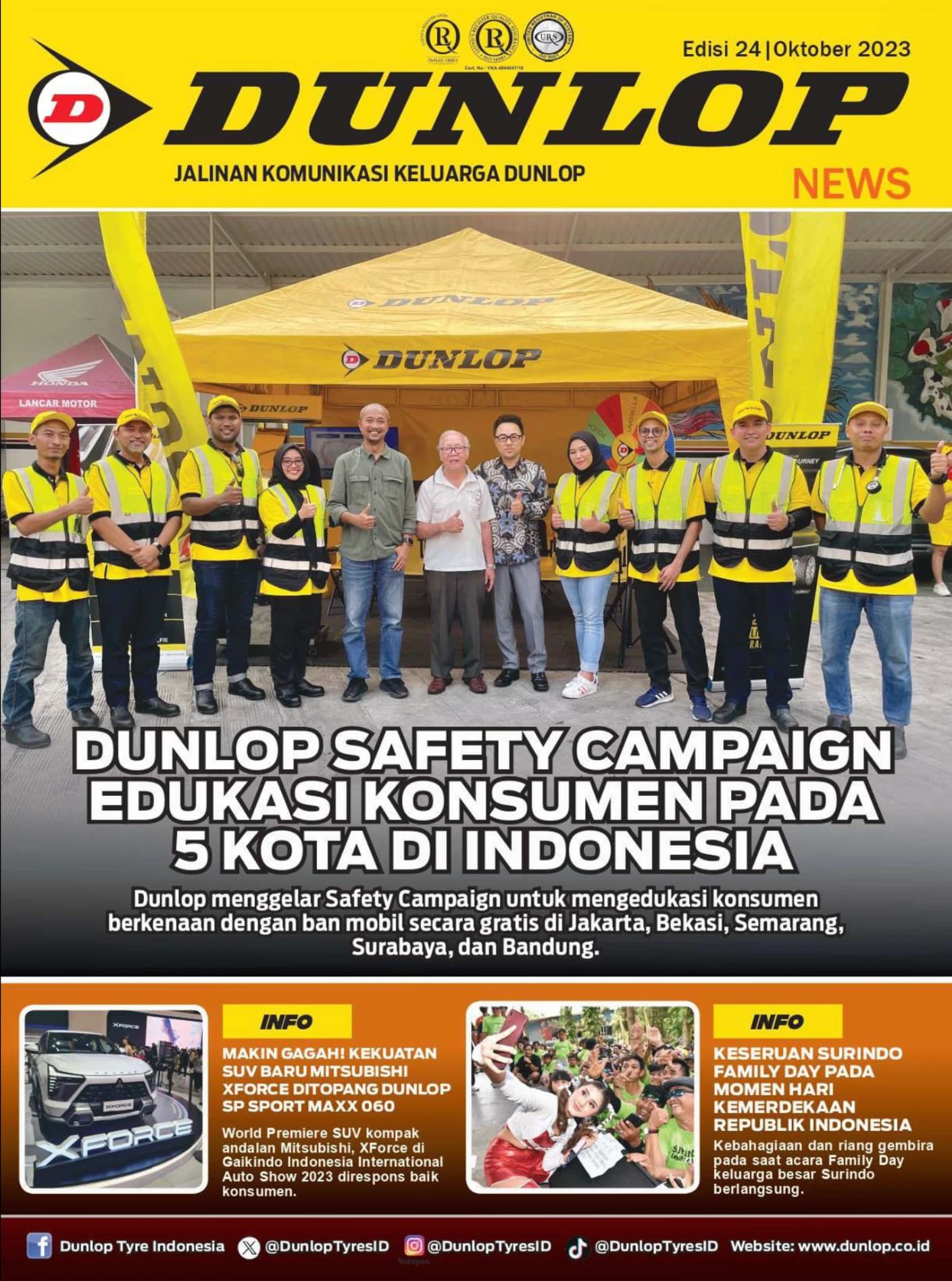Dunlop E-Magazine October 2023 Edition Thumbnail