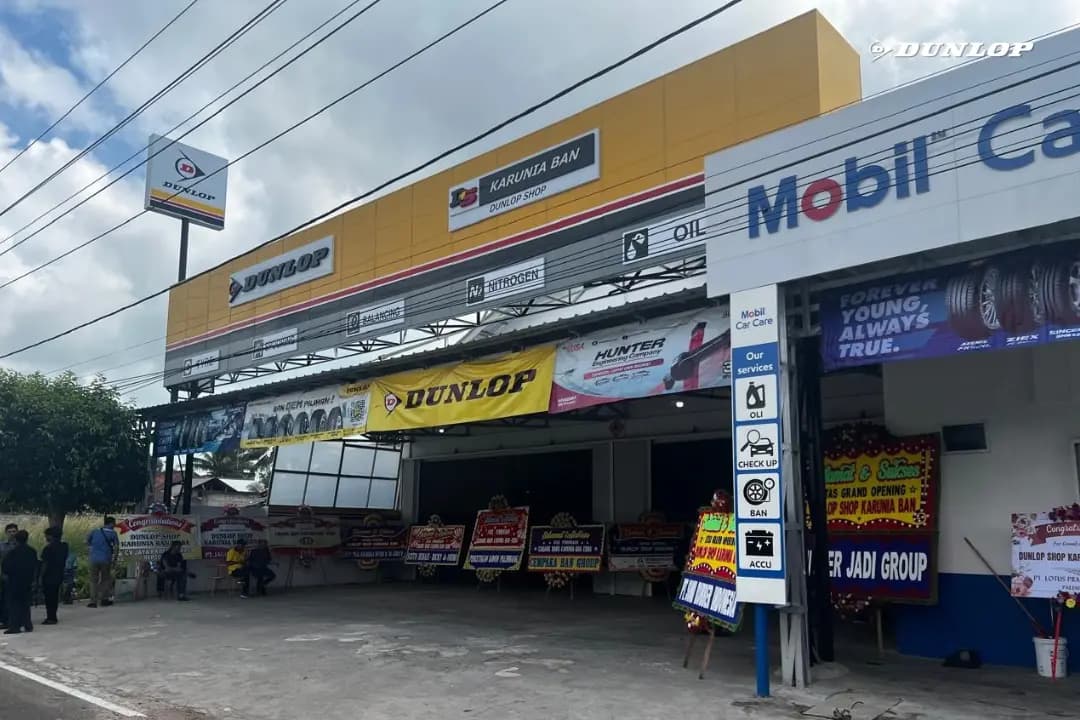 Exceeding Customer Expectations, DUNLOP Expands Its DUNLOP Shop Network in Lampung and Bangka Belitung