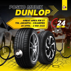 Mudik Lebaran Lewat Tol? Jangan Lupa Mampir ke Posko Mudik Dunlop! Thumbnail