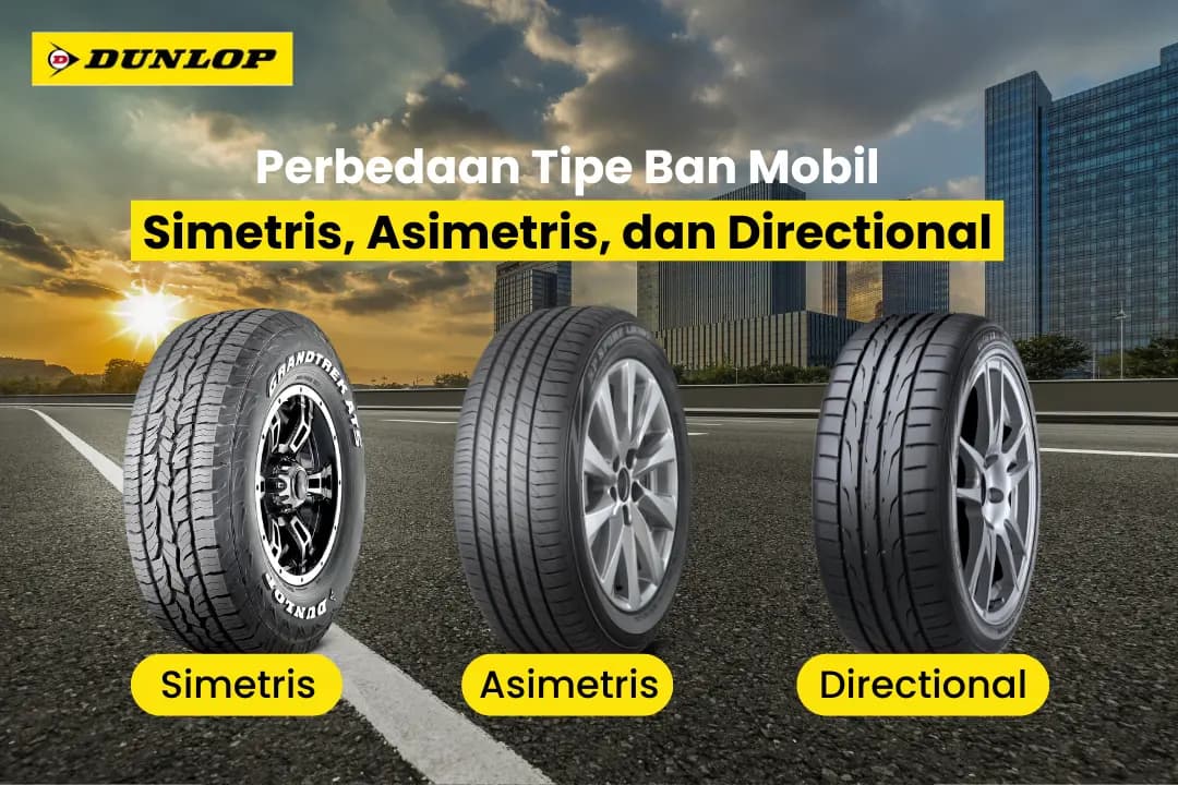 Perbedaan Tipe Ban Mobil: Simetris, Asimetris, dan Directional