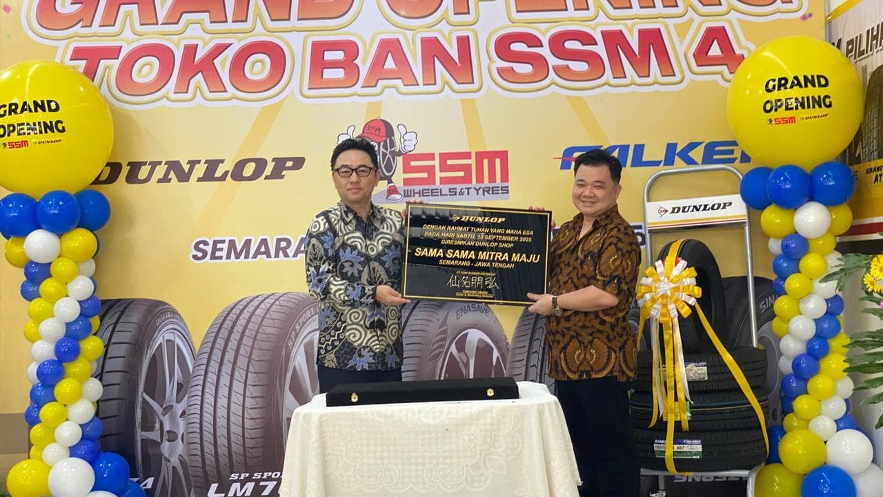 Dunlop Shop Perluas Jaringan, Resmikan Cabang Baru di Semarang dan Jakarta Barat