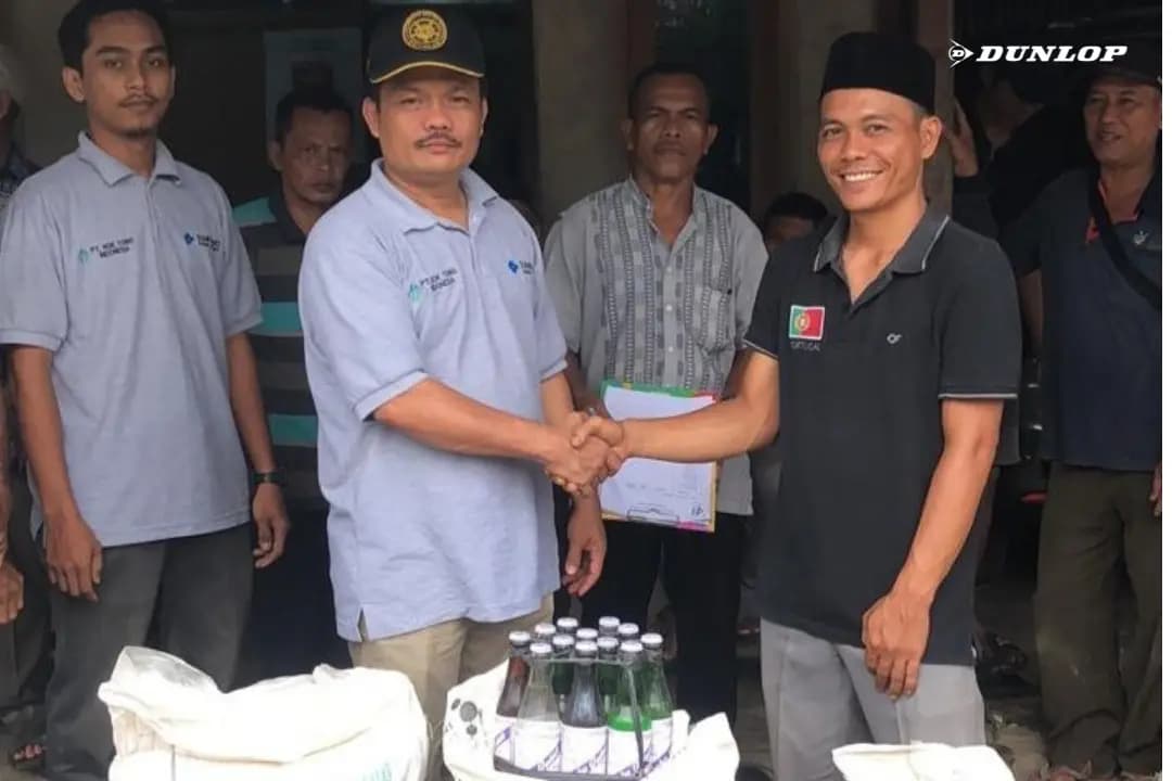 DUNLOP Tingkatkan Kesejahteraan Petani melalui Program Dukungan Karet Alam Berkelanjutan