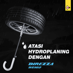 Atasi Hydroplaning dengan Ban Dunlop Direzza DZ102 Thumbnail
